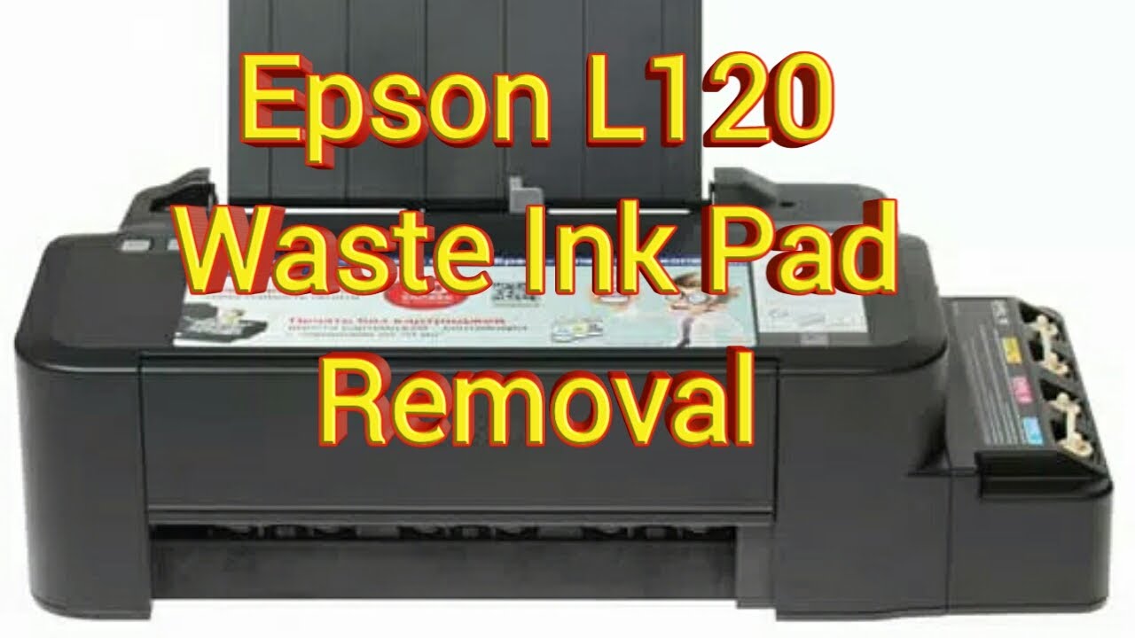 Epson L120 Waste Ink Pad Removal