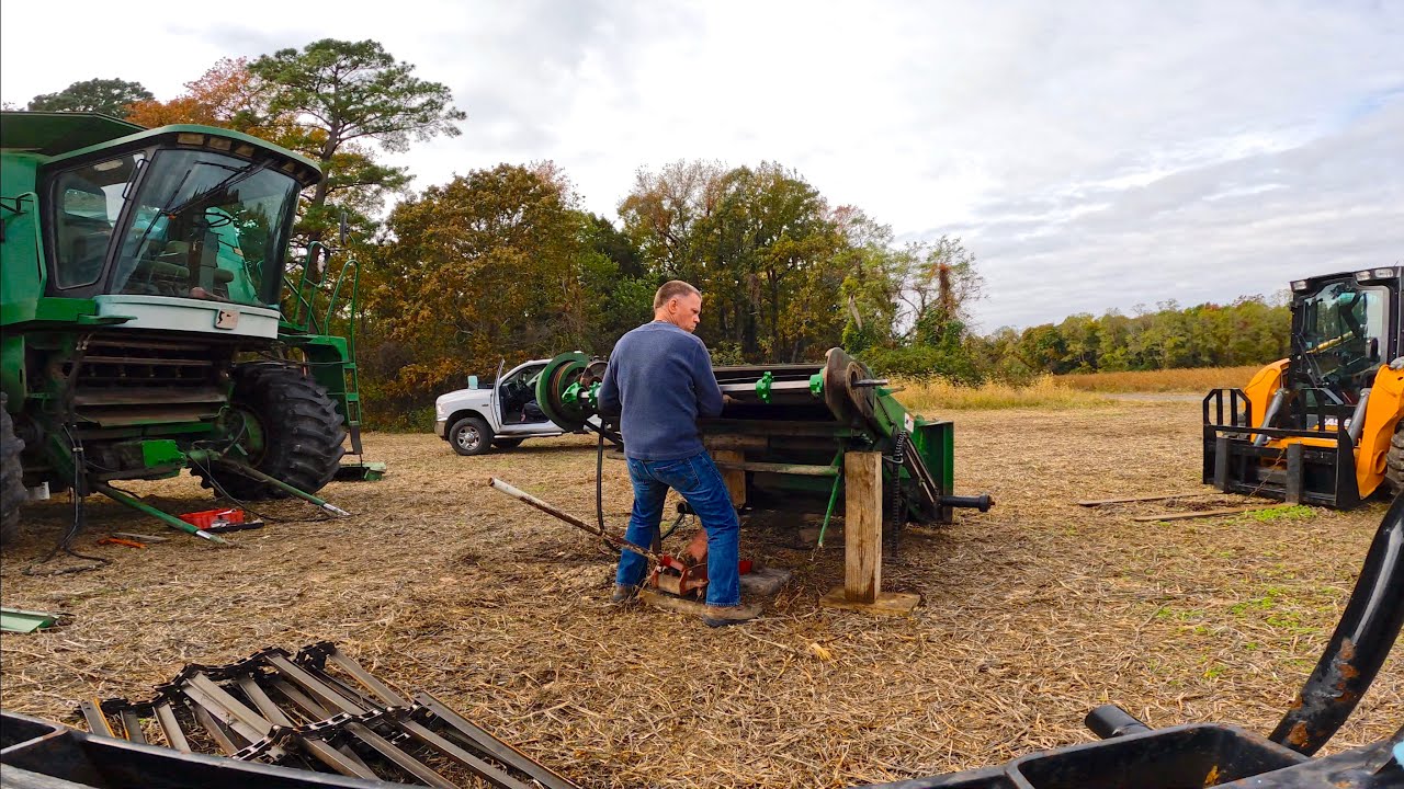 Feederhouse & Circuit Board Reinstalled on Combine - Finally!!
