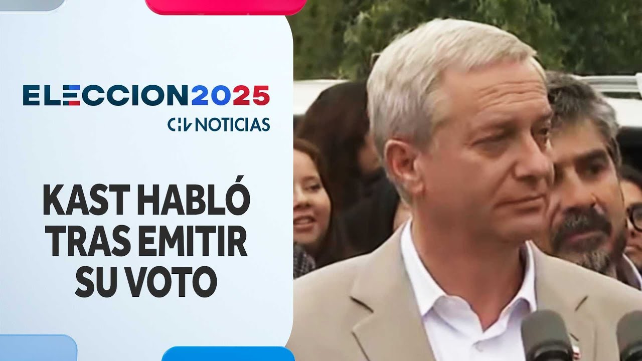 Kast tras votar: 