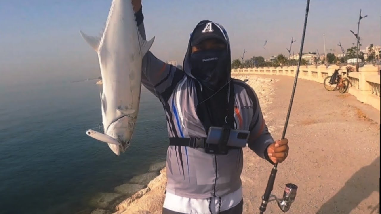 Fishing At Corniche Al Khobar KSA...... 1hr Casting... Needle Fish And Queen Fish