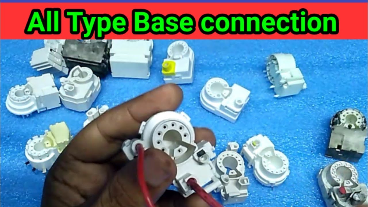 All type Base connection in CRT TV.