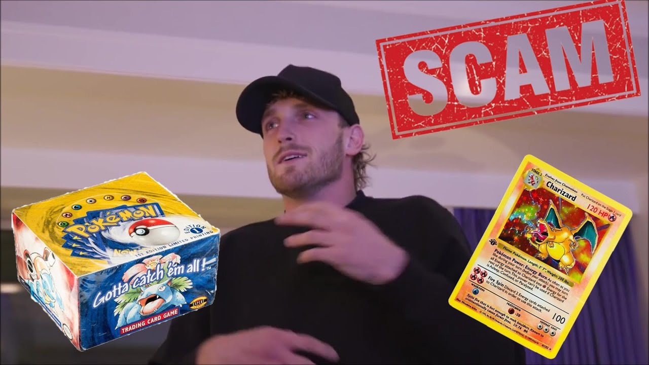 Logan Paul Gets Scammed 3.5 Million Dollars On Pokemon Cards