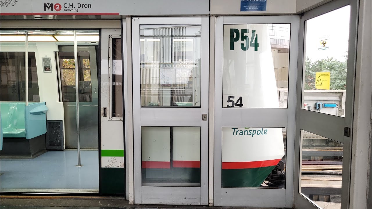 [MÉTRO] Trajet à Bord Rame HP54 entre Port de Lille et St Philibert - Ligne 2 🔴