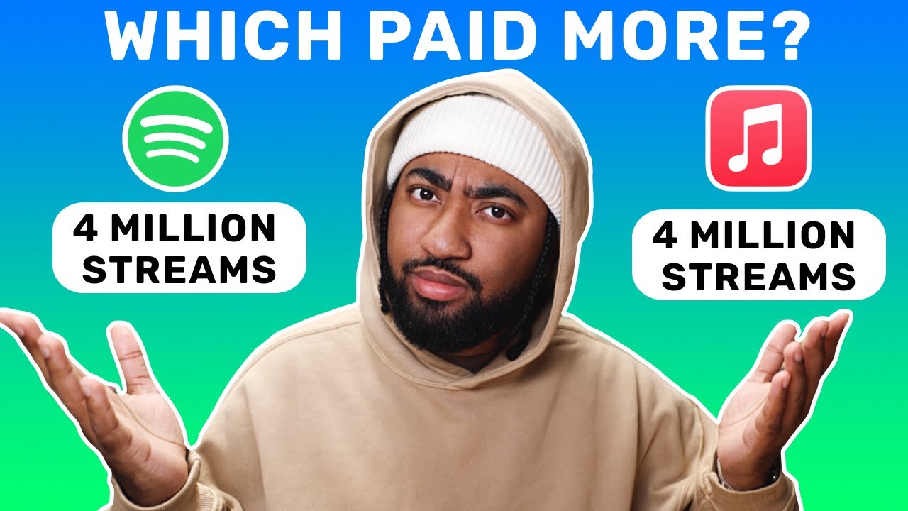 How much Spotify paid me for 4 million streams vs Apple Music (BIG DIFFERENCE 🤯)
