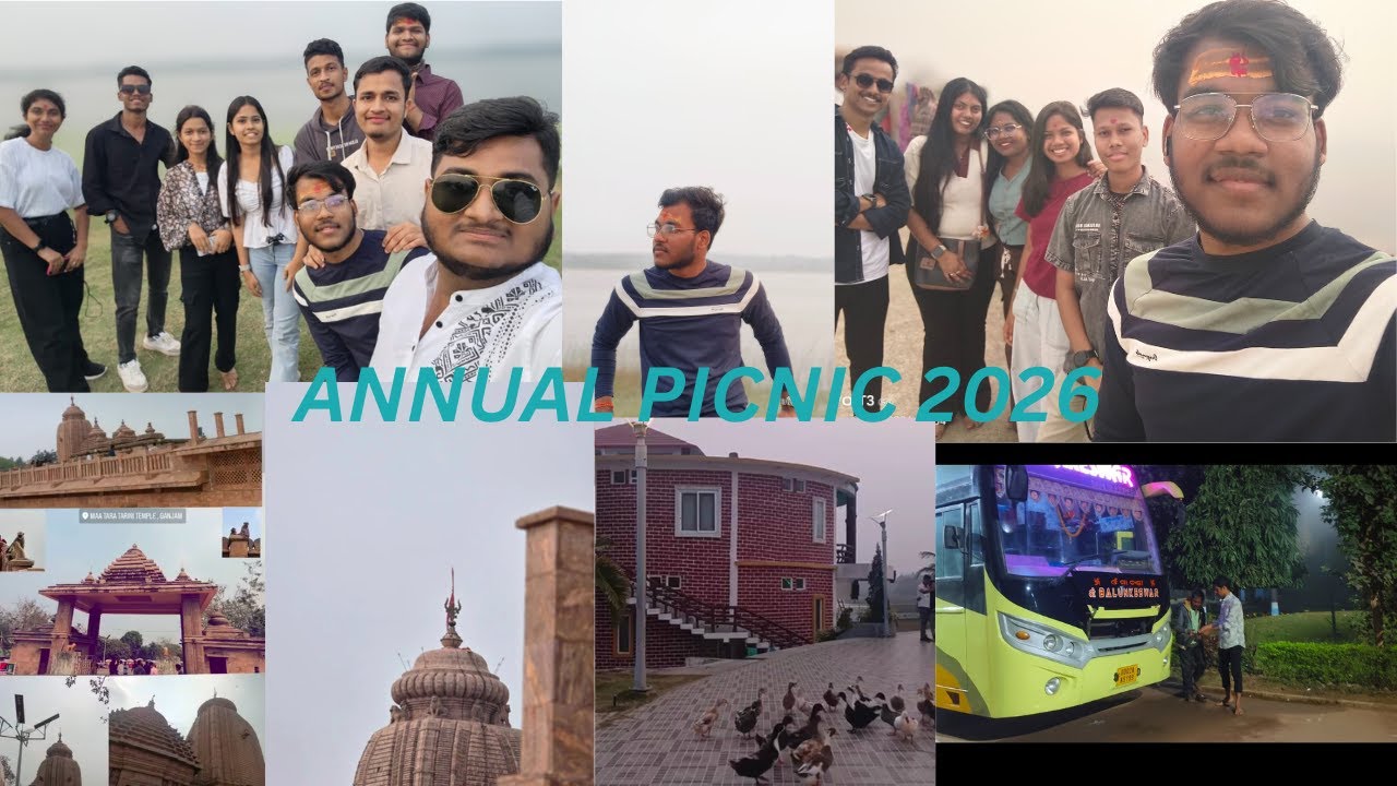 Annual picnic 2026 || Vlog-01 || Venue: Tara Tarini Temple ||