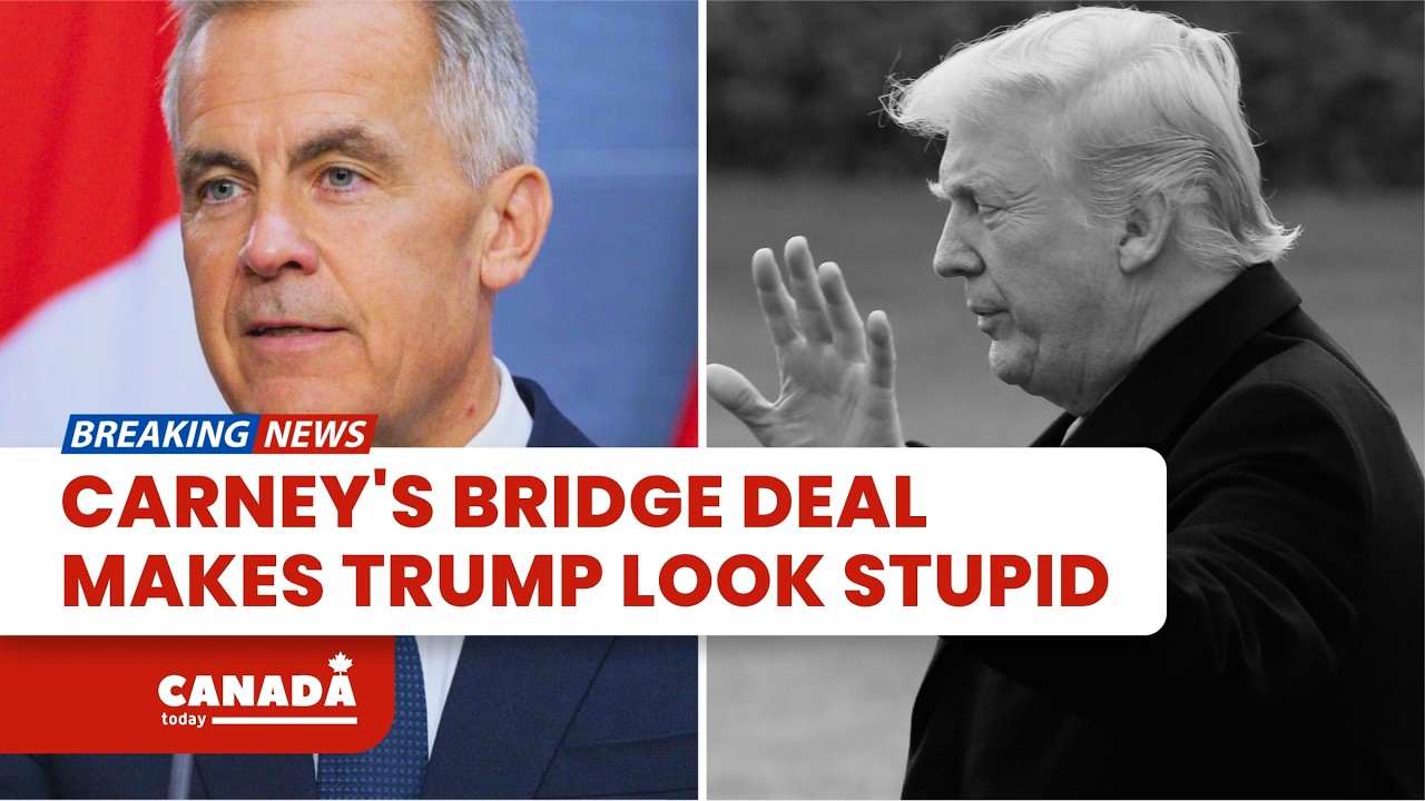 ГЕНИАЛЬНЫЙ ПЛАН Карни по мосту выставляет Трампа ГЛУПЦОМ