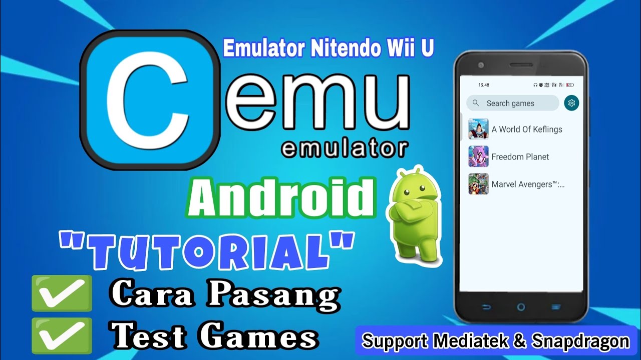 Tutorial Pasang Cemu Emulator Android Di Chipset Mediatek Paling Mudah