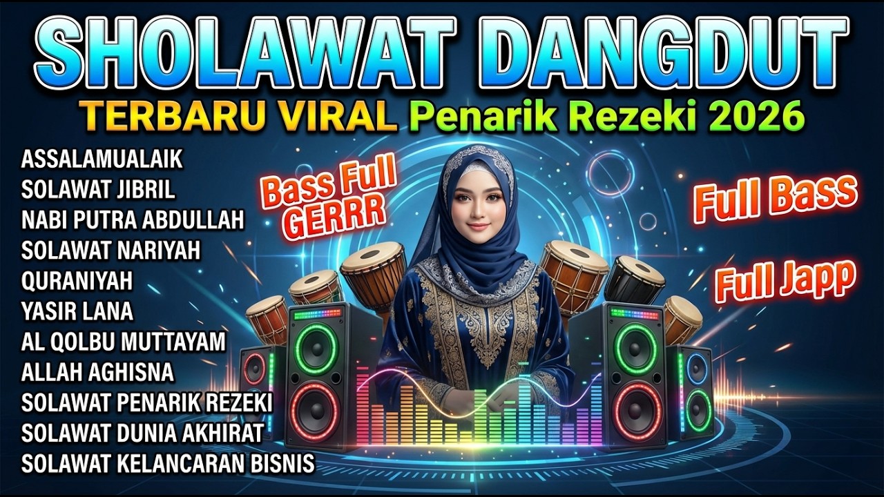 Sholawat Nabi untuk Rezeki Berkah | Menyejukkan Hati dan Pikiran Sehari-hari