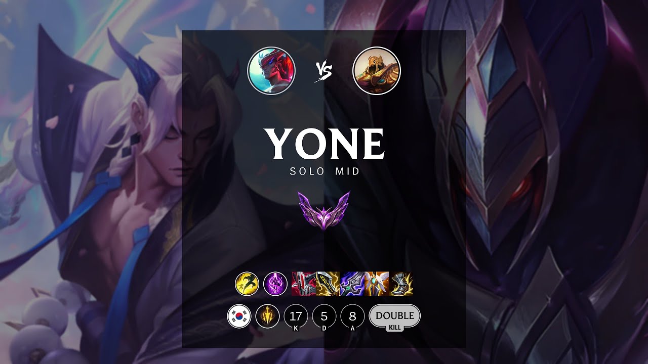 Yone Mid vs Azir - KR Master Patch 12.20
