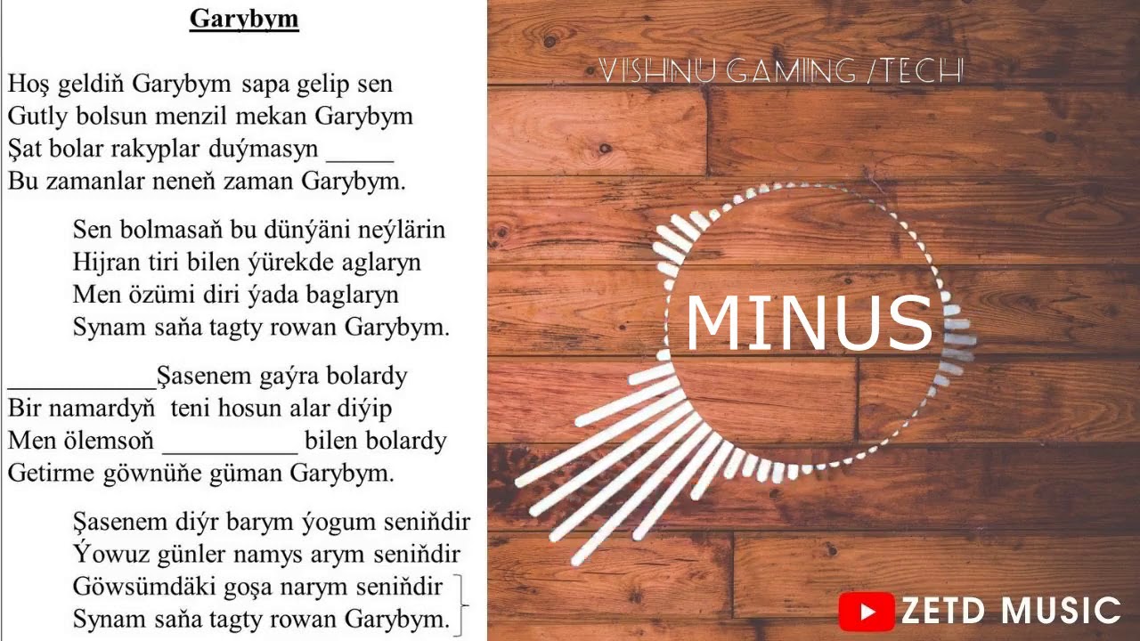 TAZE TURKMEN MINUS GARYBYM ZETD MUSIC 2021