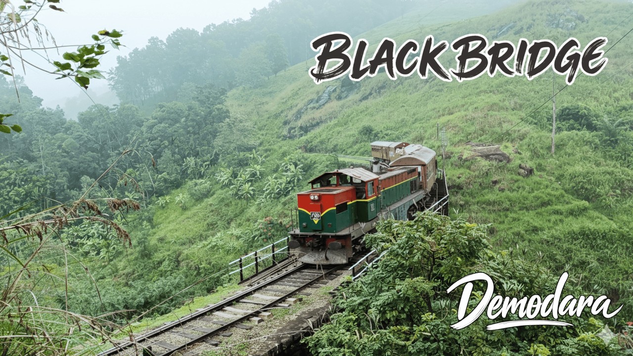 Watch the Train Cross Demodara Black Bridge | Sri Lanka’s Most Scenic Railway