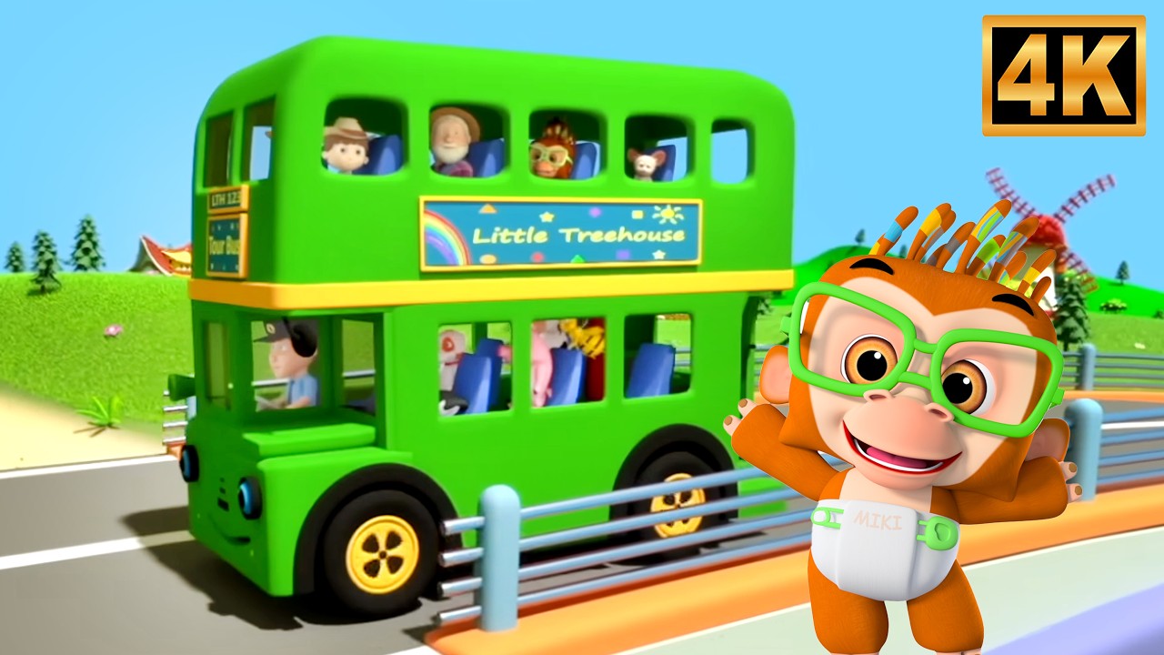 Wheels on the Bus Song | Toddler Learning & Nursery Rhymes