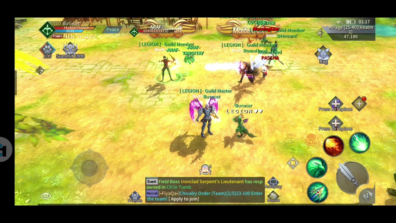 Silkroad Online Mobile  LEGION vs kolaj II