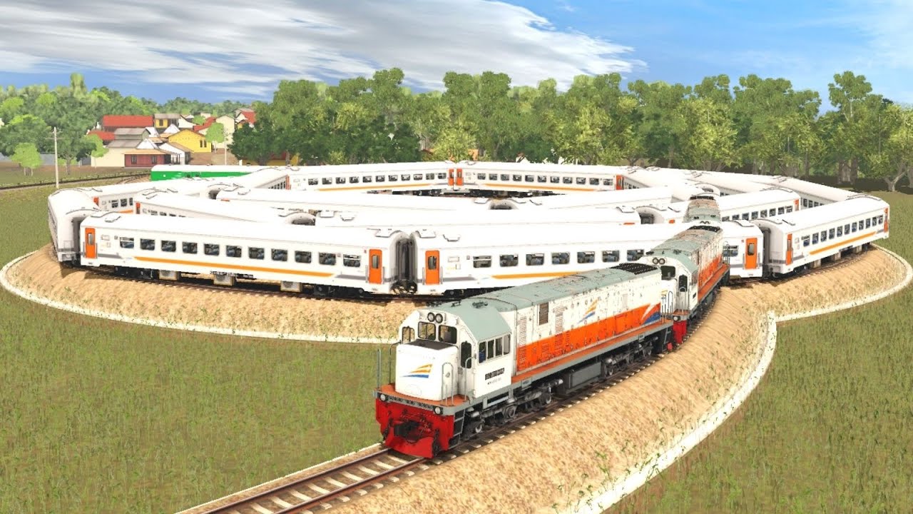 Rel Kereta Api Seperti Obat Nyamuk #8 - Train Simulator 2019