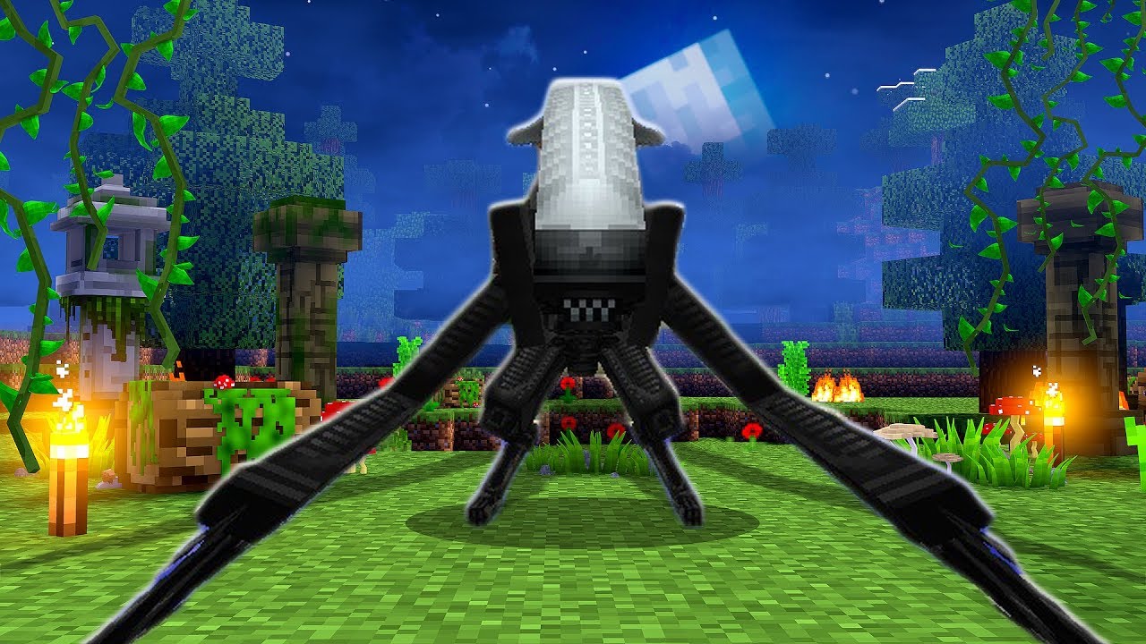 Minecraft: ALIEN VOADOR!! *alien + morcego* - ALIEN VS PREDADOR 2 ‹ DONAT3LO ›