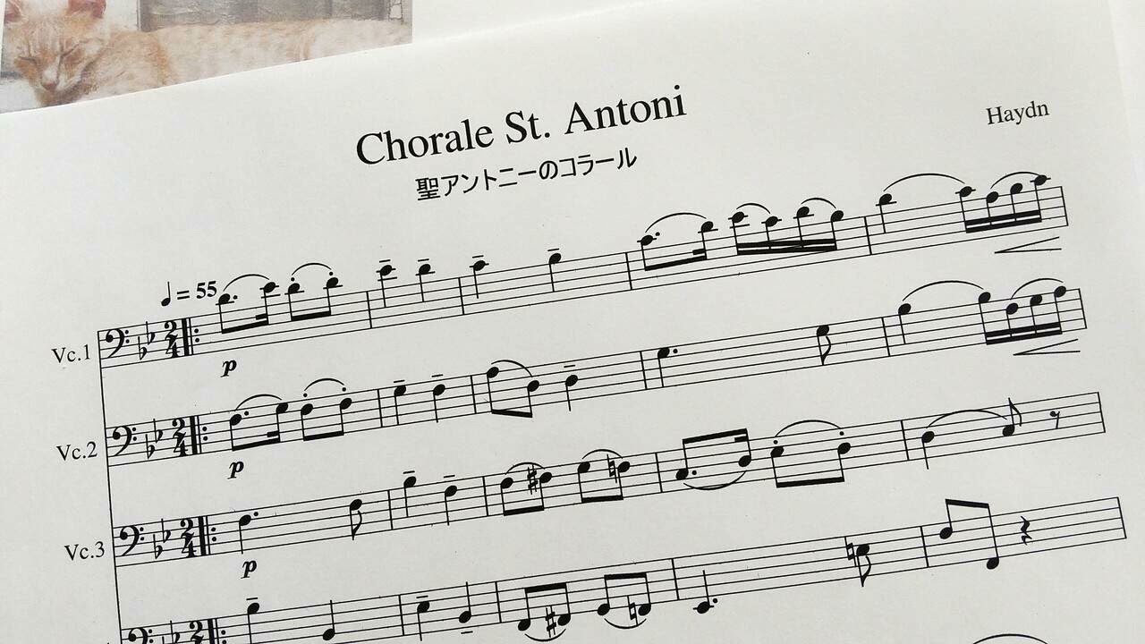 ハイドン「聖アントニーのコラール」チェロ演奏用 / Haydn 