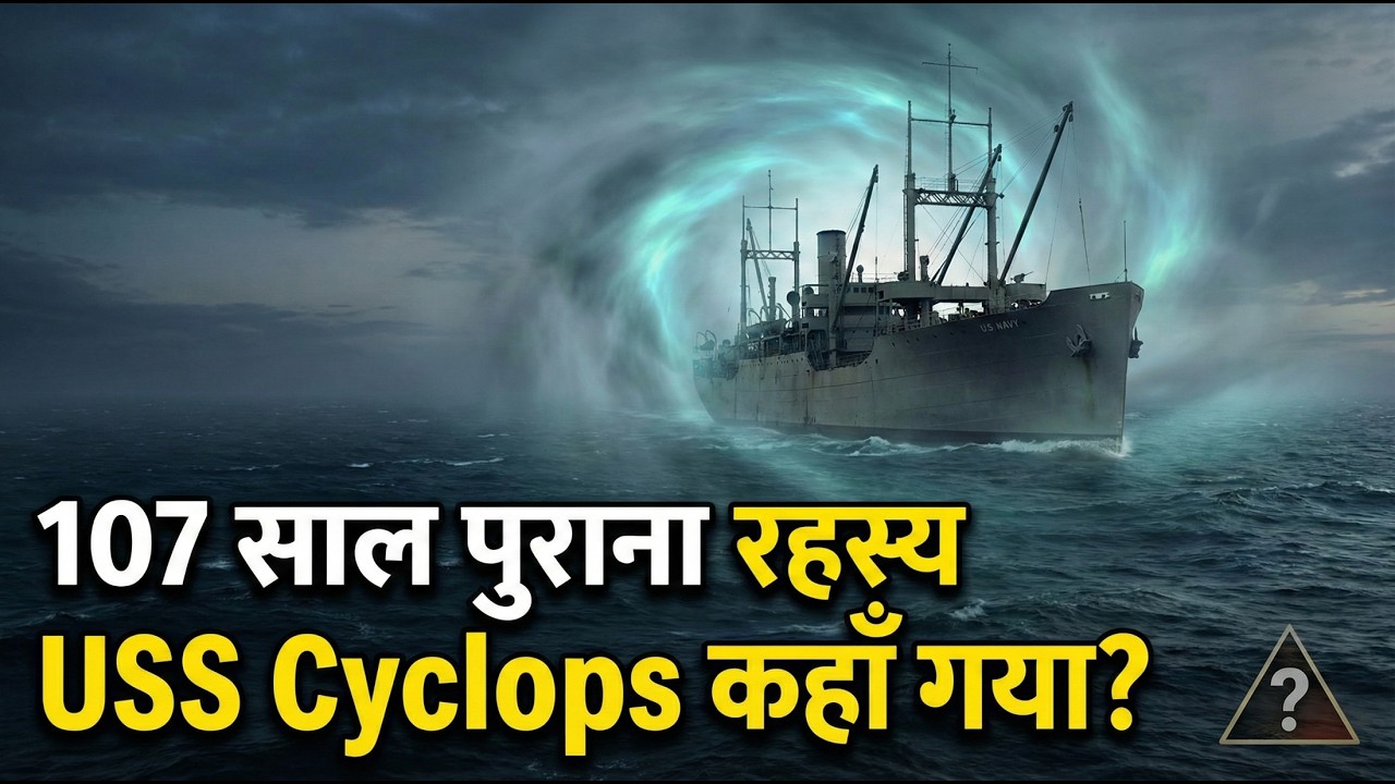 1918 में 306 लोगों के साथ गायब | US Navy का सबसे बड़ा जहाज़ | USS Cyclops Mystery | Bermuda Triangle