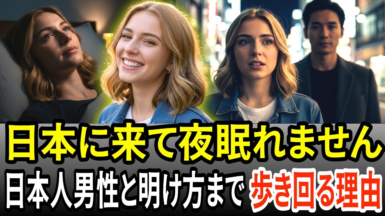わざわざ日本に来て夜眠れません 夜になるとパニック状態で家にしかいなかった娘が日本人男性に会って明け方まで歩き回る理由