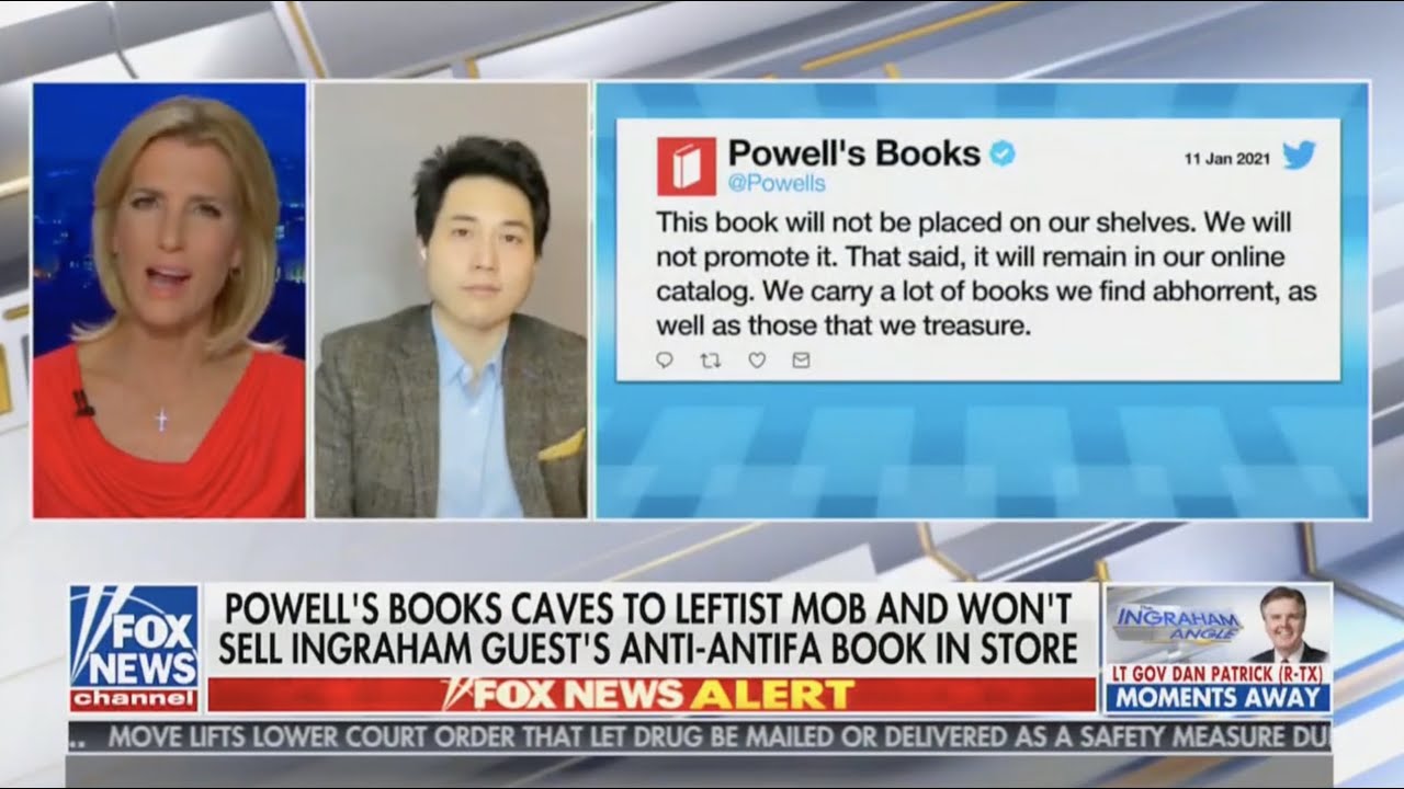 Laura Ingraham: Antifa Try to Ban Andy Ngo's Book