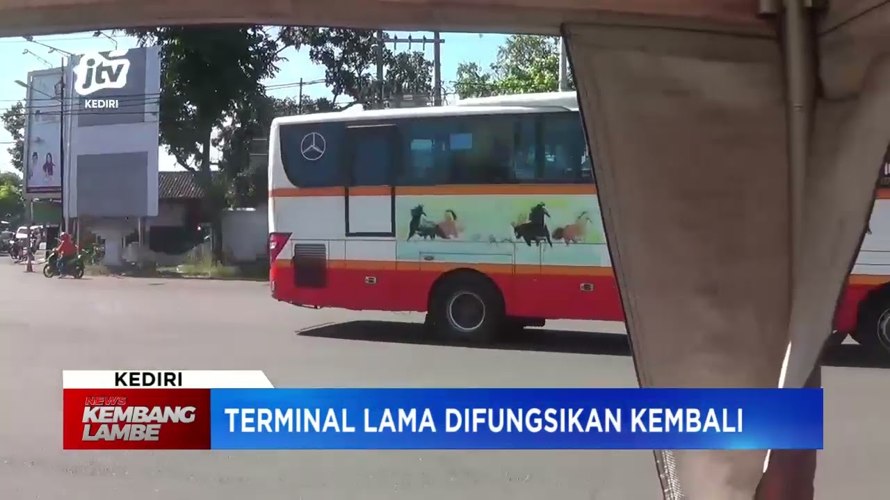 KEDIRI - Jembatan Bandar Ngalim Kediri Diperbaiki, Terminal Lama Difungsikan Kembali