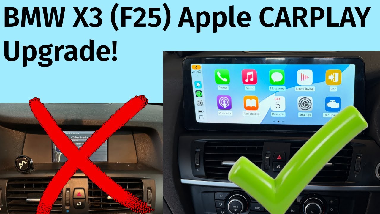 BMW X3 (F25) CarPlay Upgrade! | Modernising iDrive with 12
