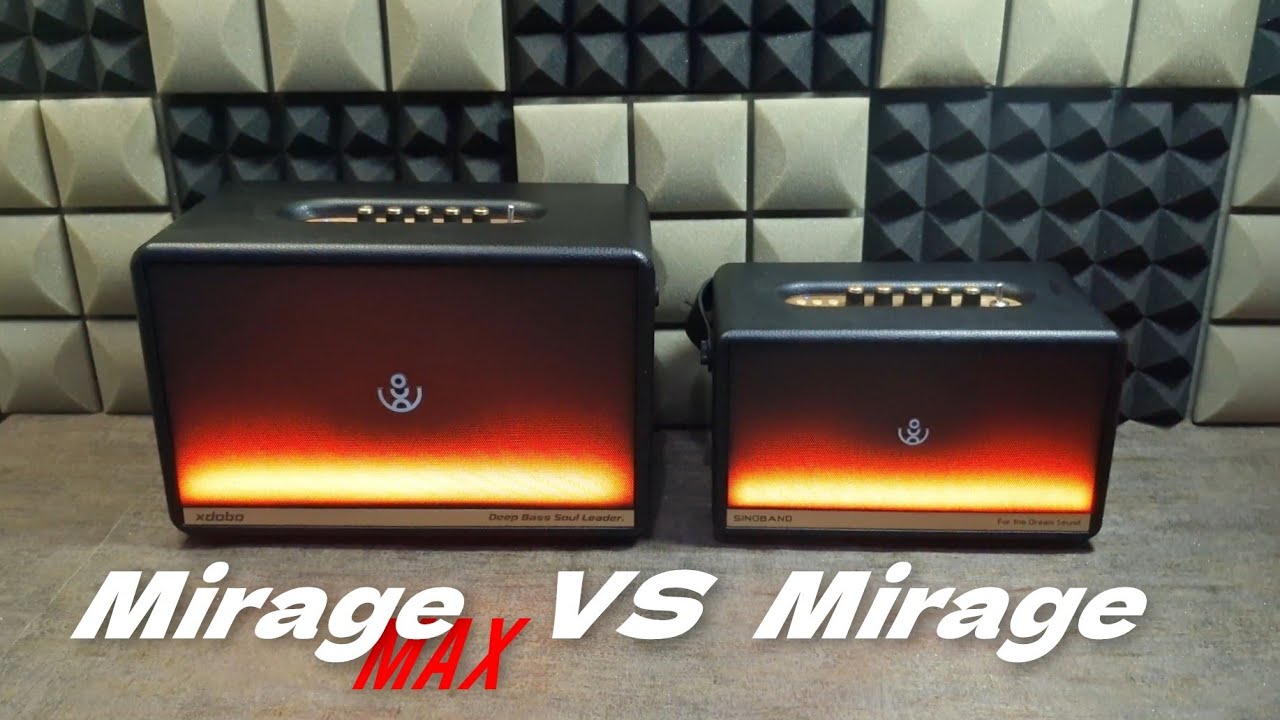 Xdobo Mirage VS Xdobo Mirage Max #bass #xdobo #mirage