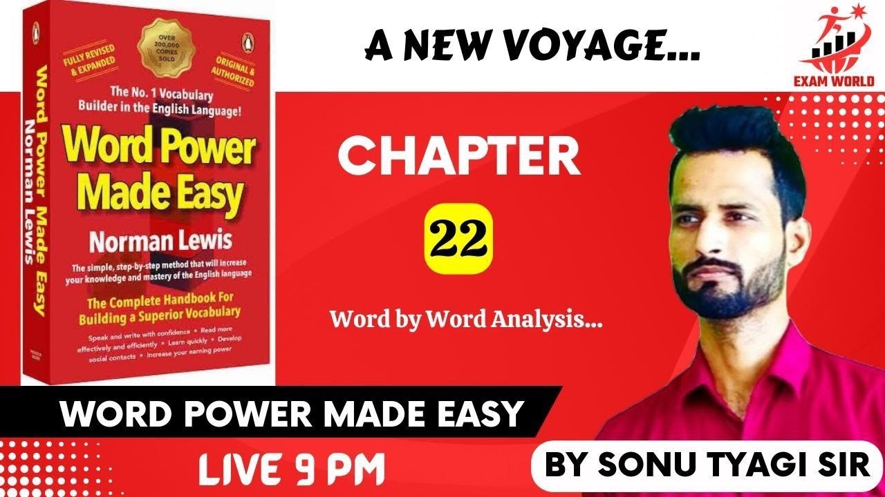 Chapter 22 - Word Power Made Easy || Best for English Vocabulary || Learn all ROOT WORDS