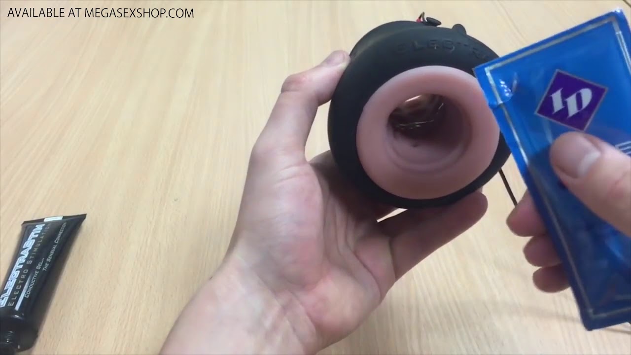 ElectraStim Jack Socket E-Stim Stroker Black / &Alpha;&upsilon;&nu;&alpha;&nu;&iota;&sigma;&tau;ή&rho;&iota; ElectraStim Jack Socket E Stim - &mu;&alpha;ύ&rho;&omicron;
