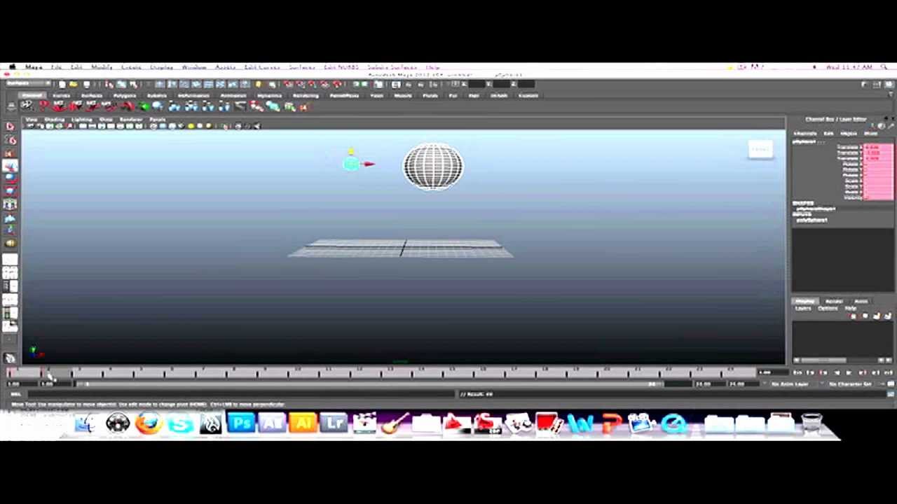 Animation 101 - Maya 2012 Beginner Tutorial