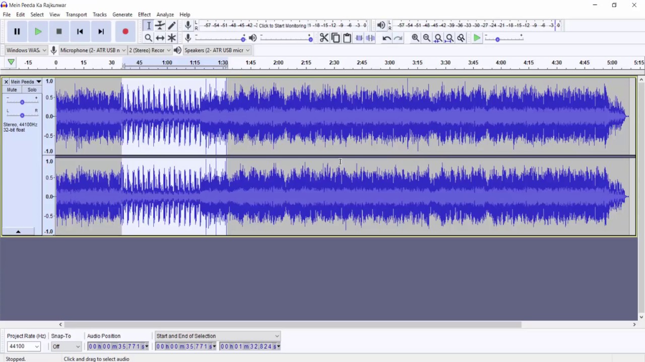 Audacity Tutorial- Remove Vocal from Songs