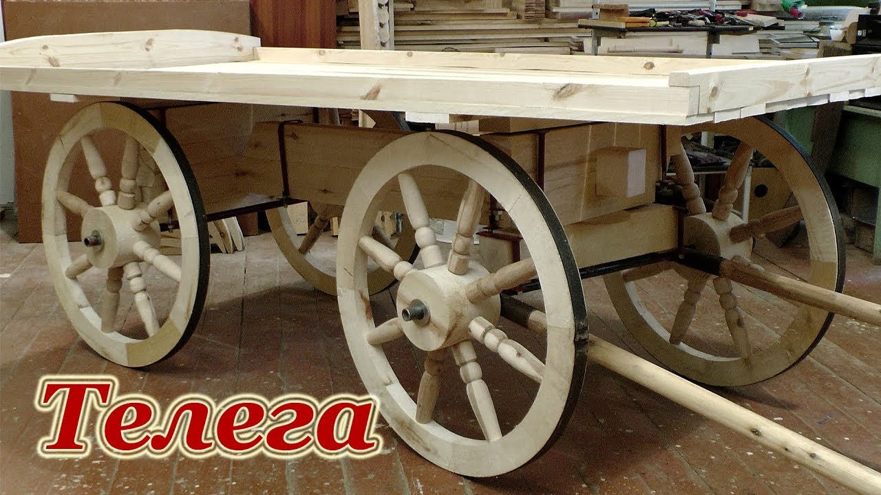Конная телега своими руками Horse cart DIY