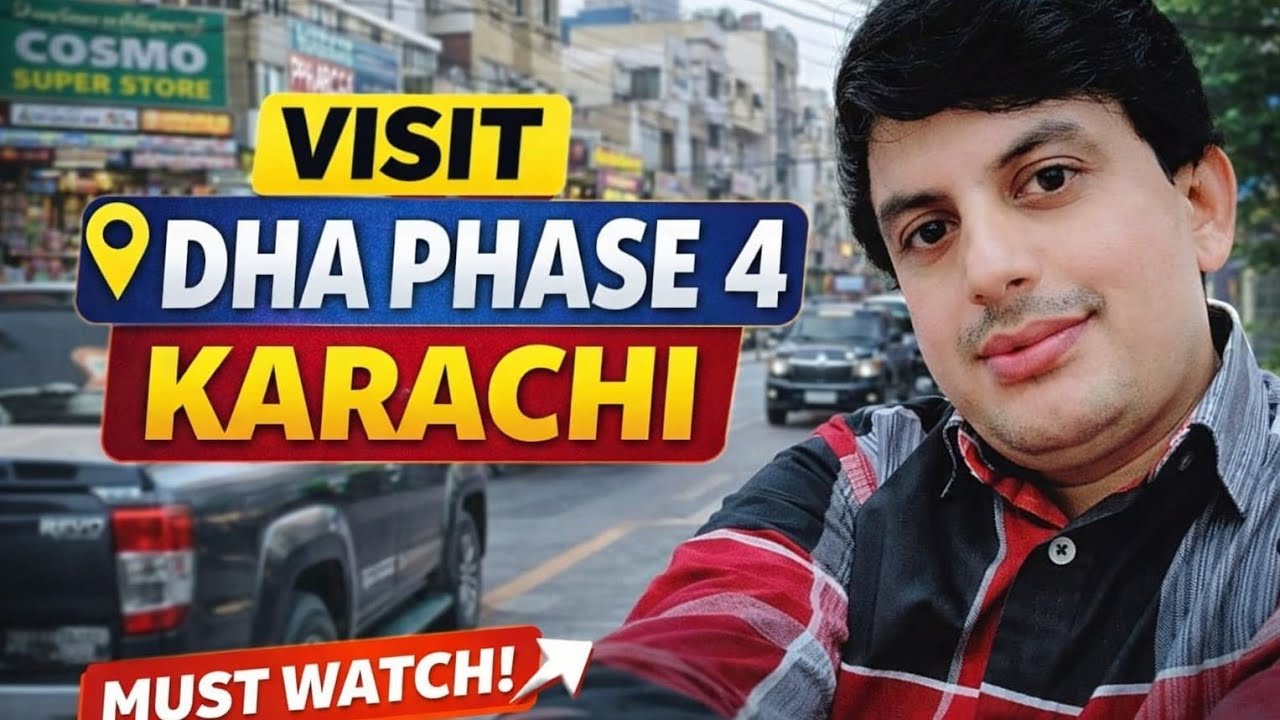 Dha Phase 4 Karachi very nice markeet 