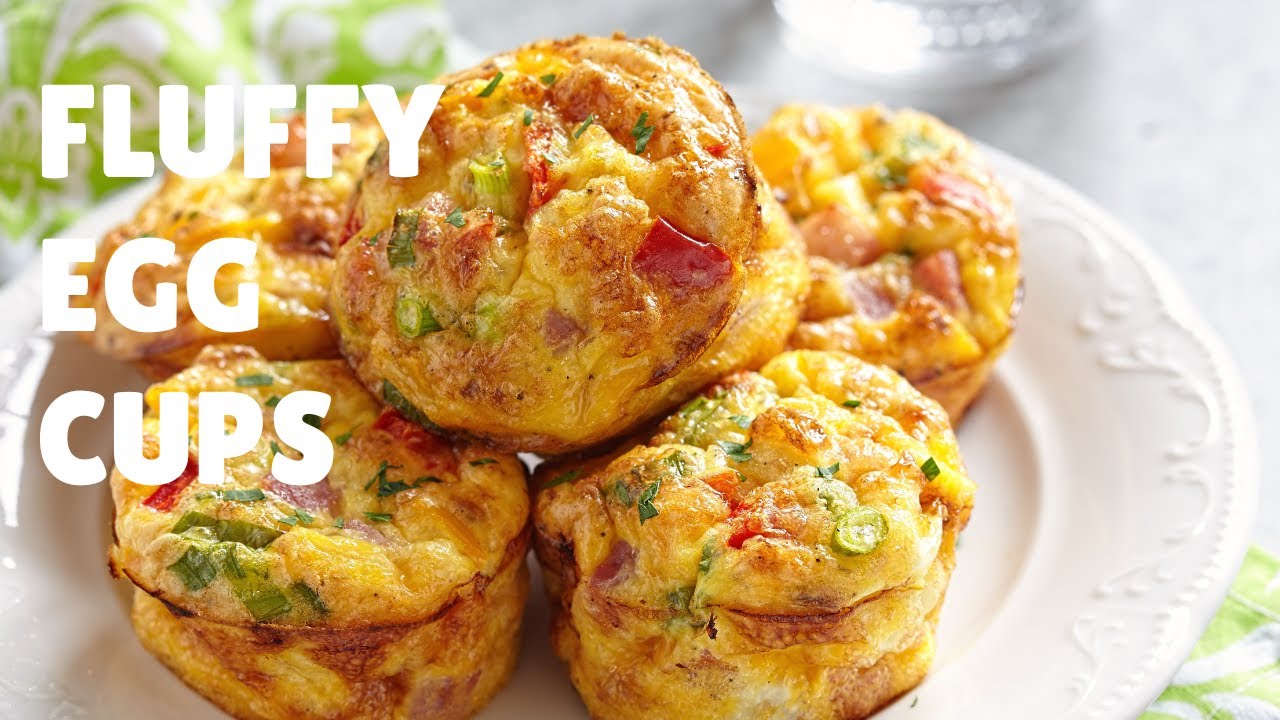 Fluffy Egg Cups Recipe/ Best Breakfast Egg Muffins Recipe.