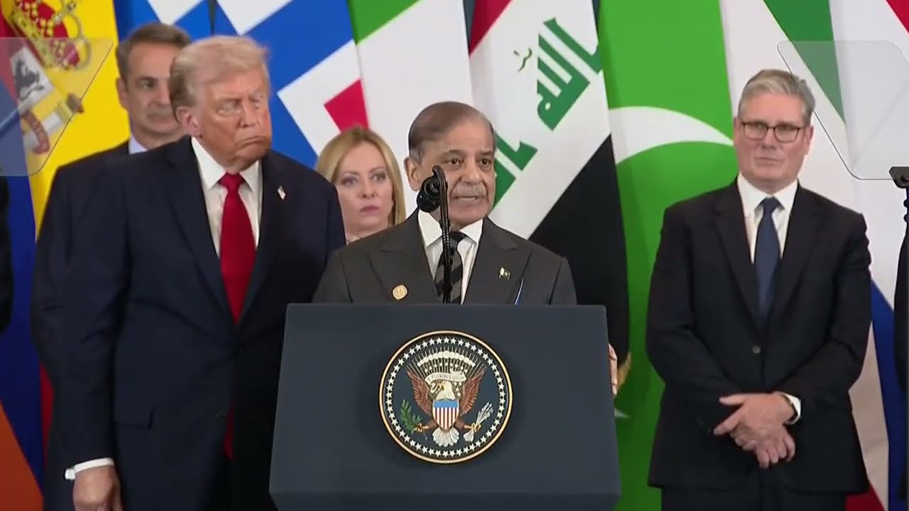 President Trump Calls Field Marshall Asim Munir His Favorite | Middle East Peace Agreement Signing