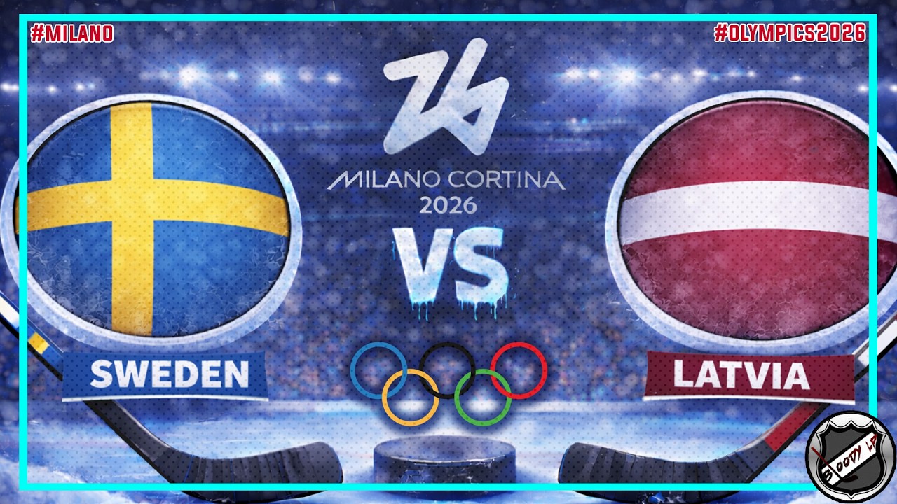 🏒 SCHWEDEN - LETTLAND – Olympia Eishockey Herren 2026 - VF-QUALIFIKATION 🏒