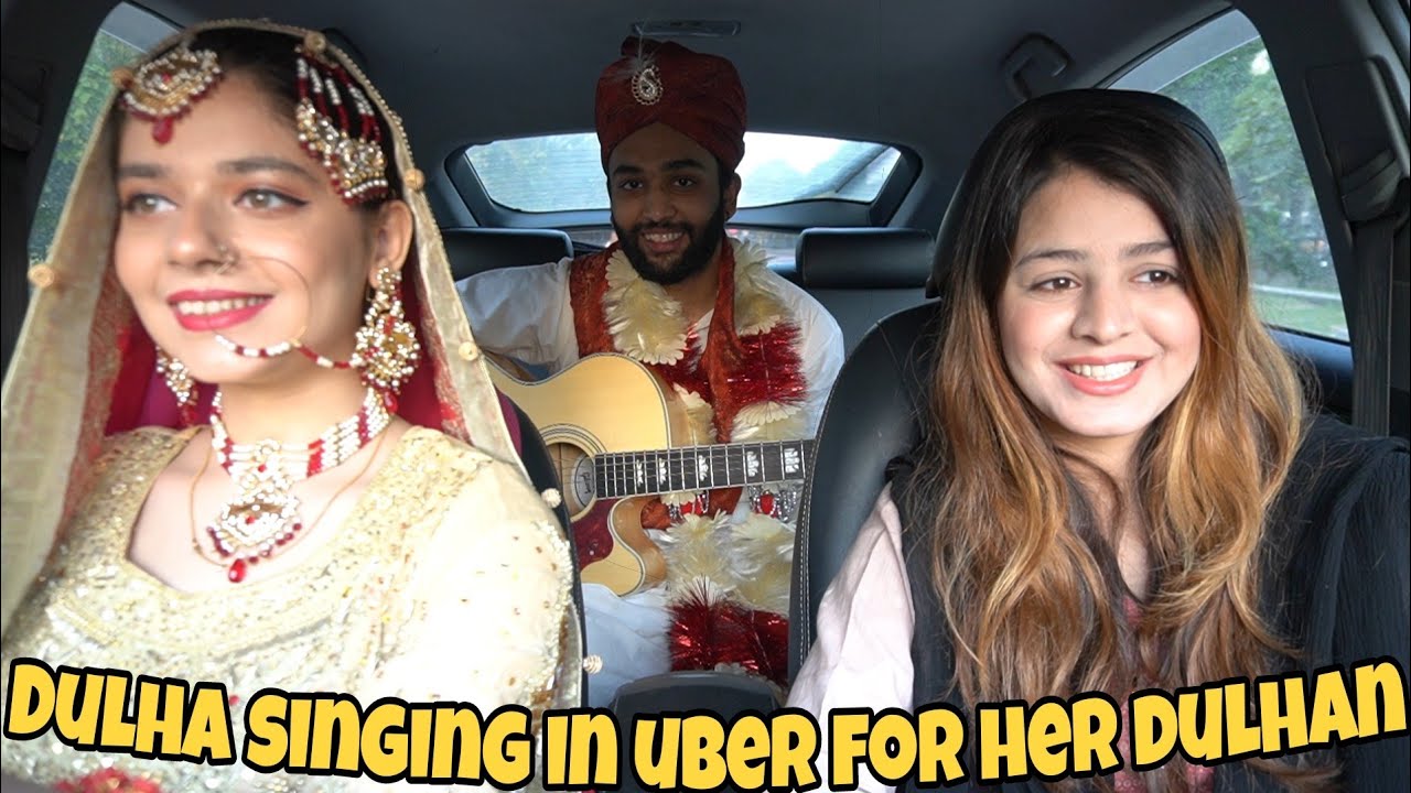 Dulha singing A song For Her Dulhan In Uber | Reaction Video | Anas Rajput