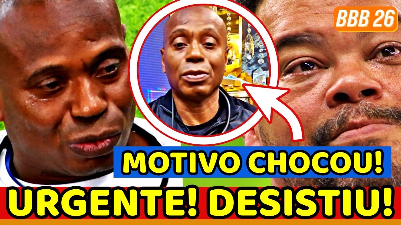 😱💥BBB26 URGENTE! MANIPULA&Ccedil;&Atilde;O: CAPETINHA DESISTE DO BBB26 e DESISTE de DESISTIR; MOTIVO CHOCA DEMAIS