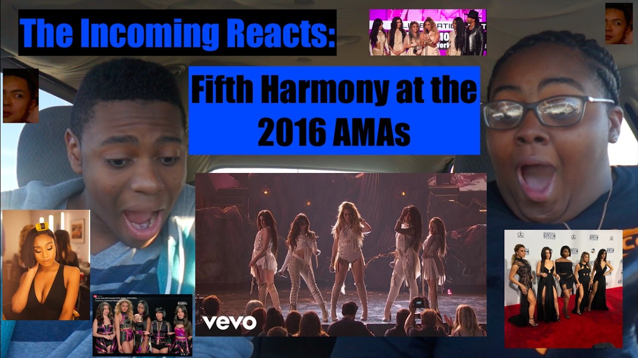 FIFTH HARMONY AT THE 2016 AMAS REACTION