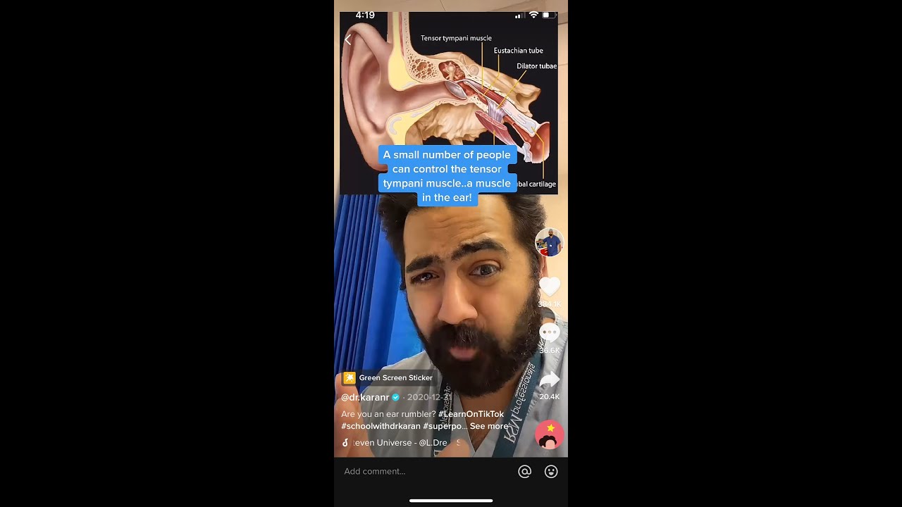 Doctors explains how to control your ear muscle #shorts