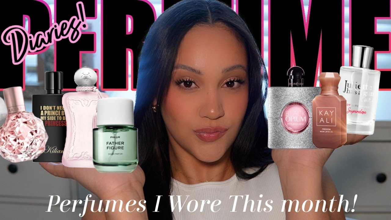 PERFUME DIARIES 📒 JANUARY PERFUME TRAY UPDATE | PERFUMES I WORE THIS MONTH | AMY GLAM ✨