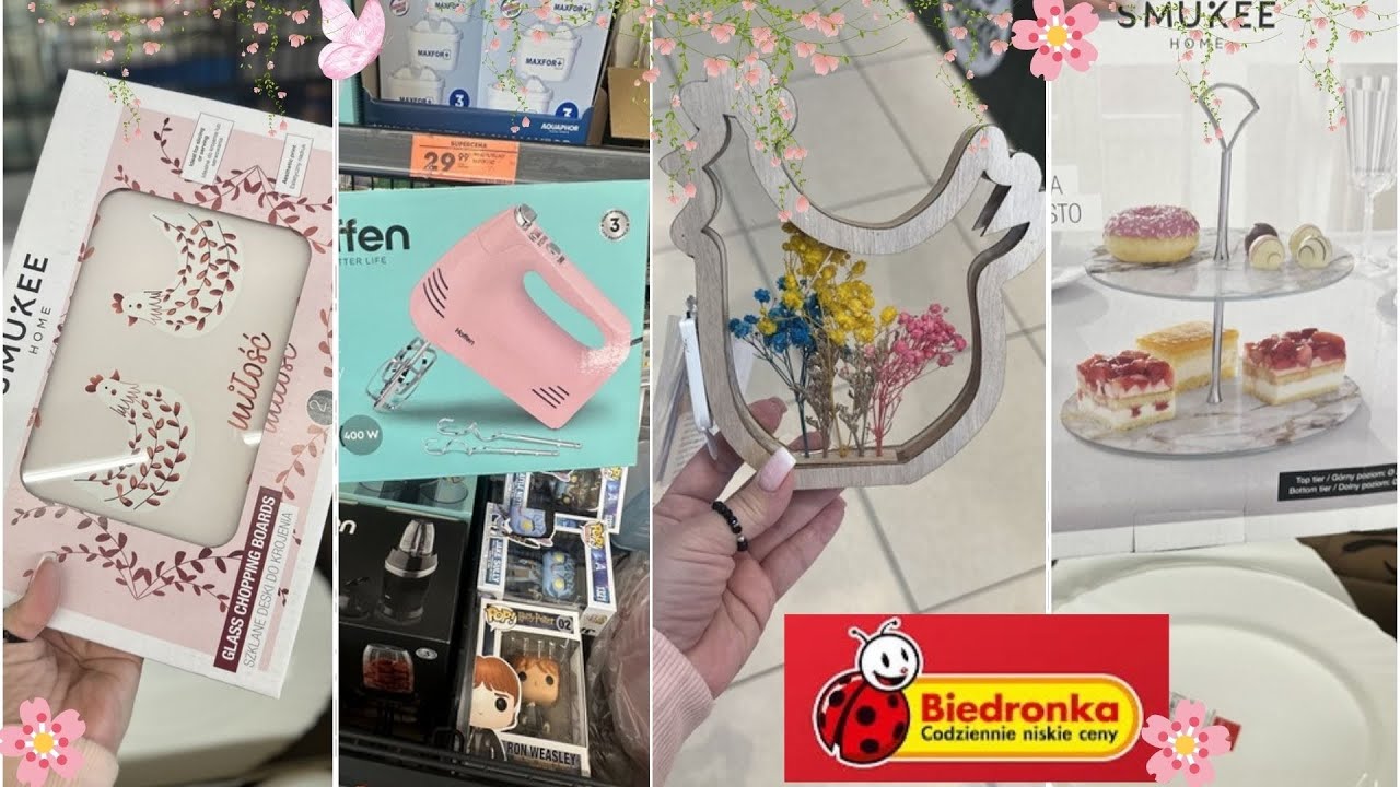BIEDRONKA 🌸 NOWOŚCI cudne szklane deski KURKI  & marmurkowe ETAŻERKI & 7 days OREO & HITY z P&Oacute;ŁKI 🍪