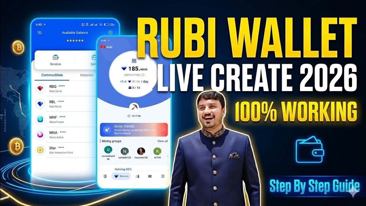 How To Create Rubi Wallet Live 2026 | Rubi Network Wallet Update Today