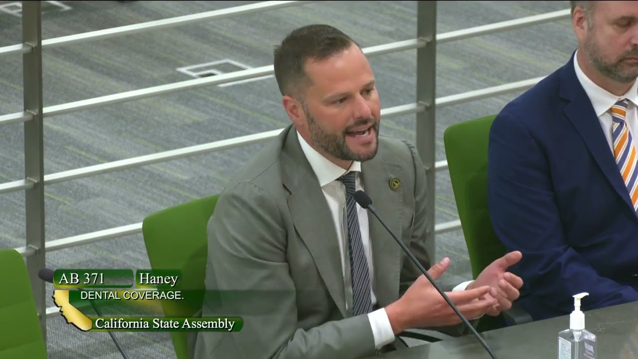 Assemblymember Matt Haney on AB 371 at the Assembly Health Committee