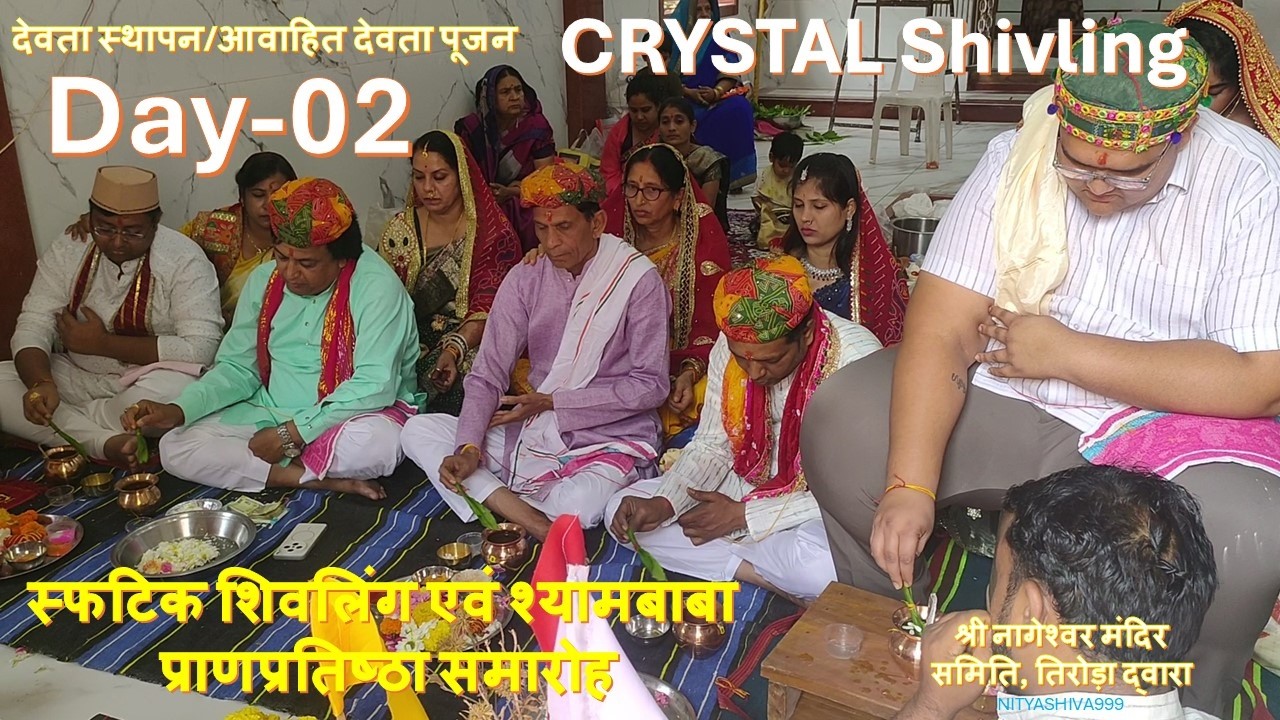 Day-02 स्फटिक शिवलिंग एवं श्यामबाबा प्राणप्रतिष्ठा समारोह (13-02-2026) | श्री नागेश्वर मंदिर तिरोड़ा