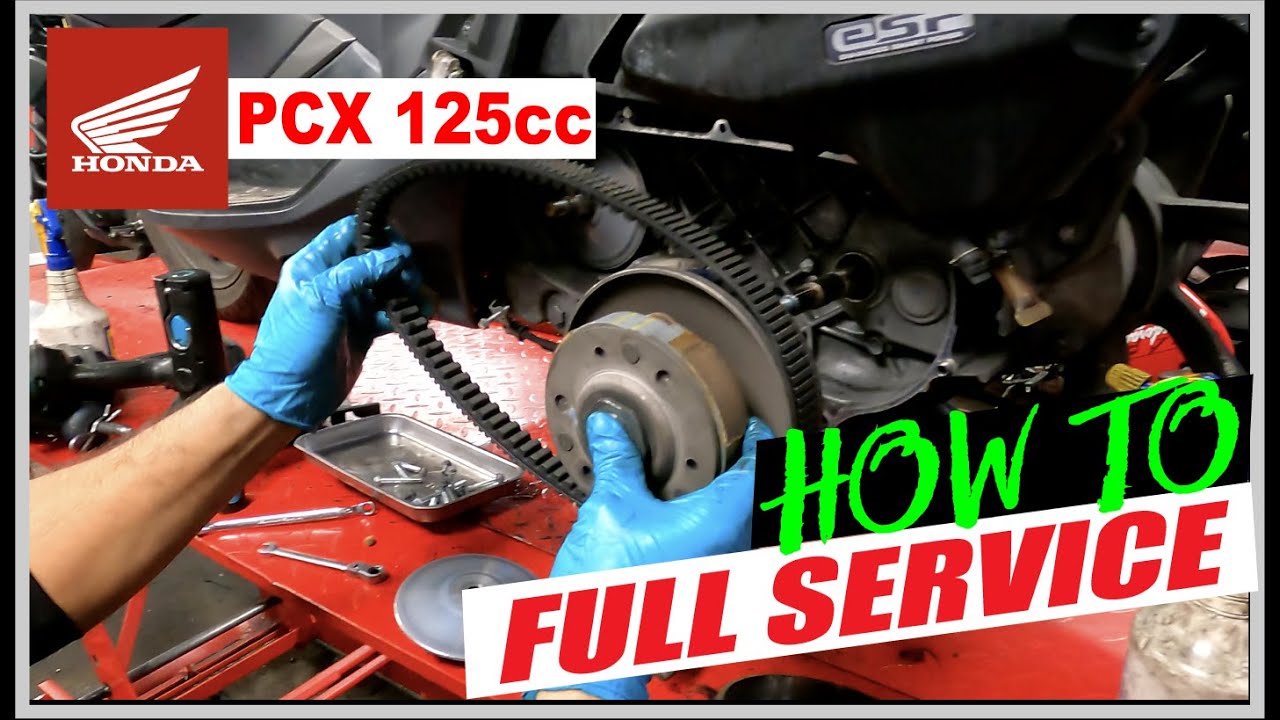 Honda PCX125cc How to do Full Service