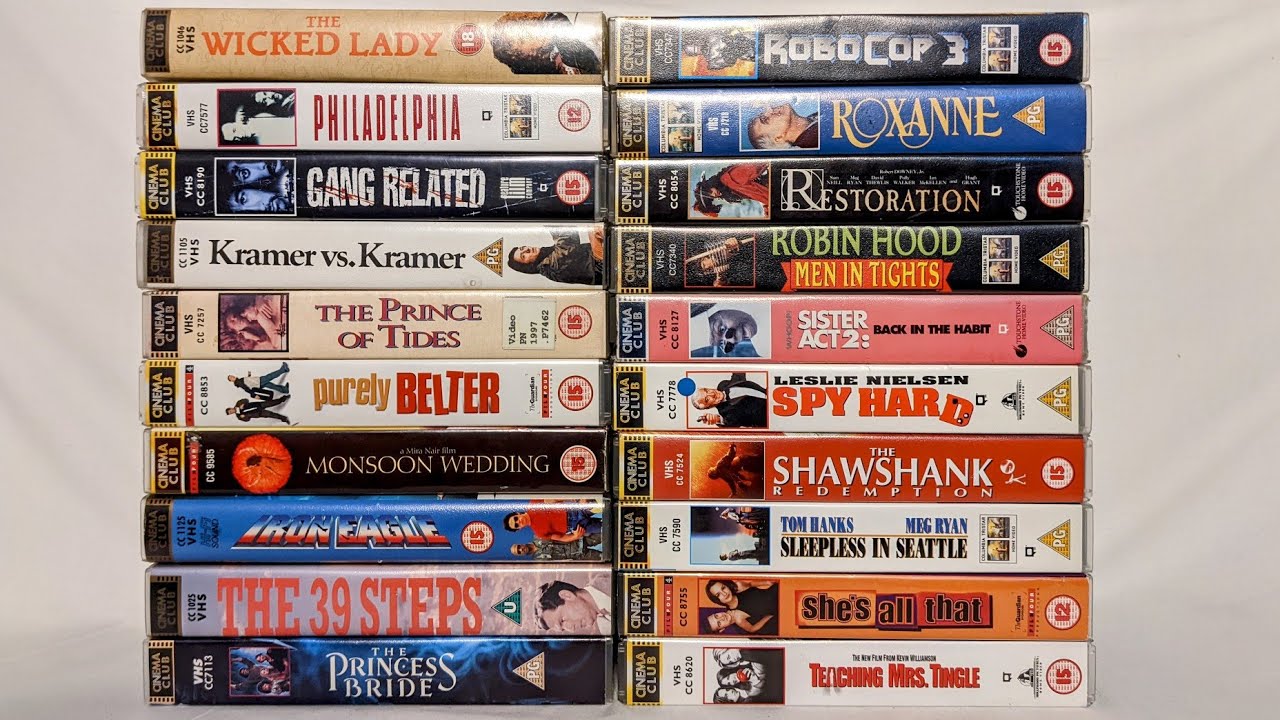 Subscriber Request Cinema Club Retail VHS Tape Collection Part 3 of 5 📼🎬🎥📺