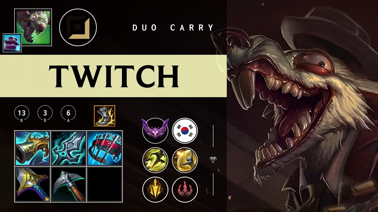 Twitch ADC vs Samira - KR Master Patch 26.02