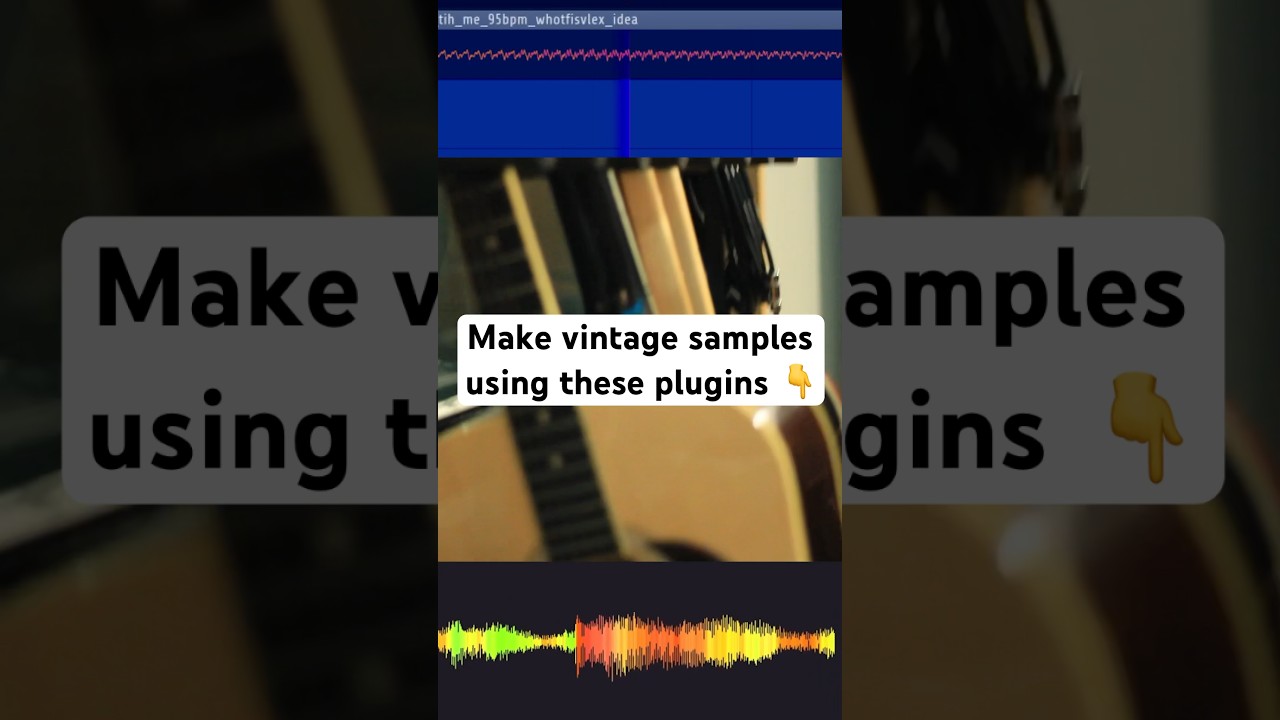 Make vintage samples using these plugins  (Read Description) 🔥 #flstudio #sounddesign