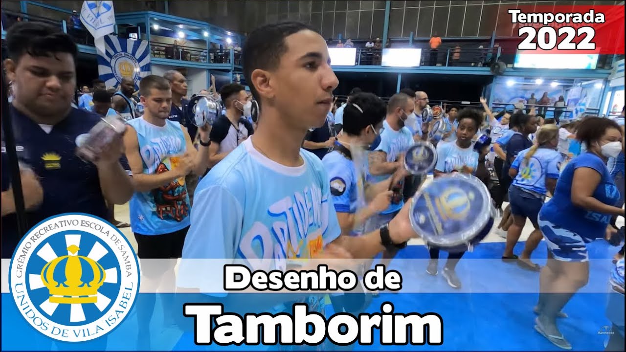 Vila Isabel 2022 | Desenho de tamborim #quadras22
