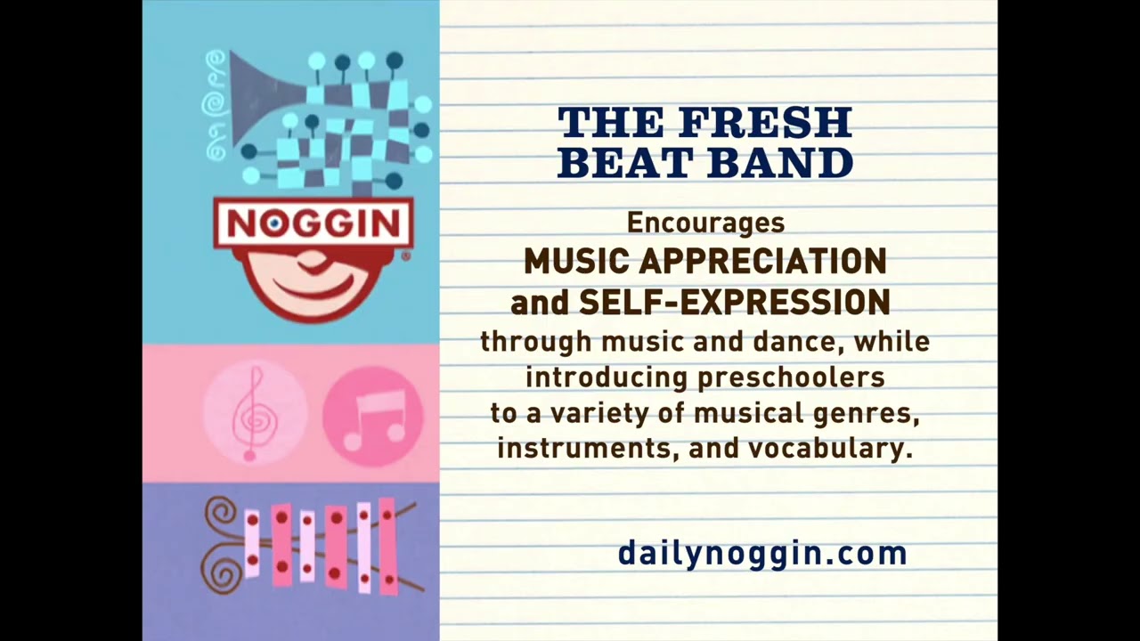 Noggin RECREATED Curriculum Board (The Fresh Beat Band) Early 2009-Late 2009
